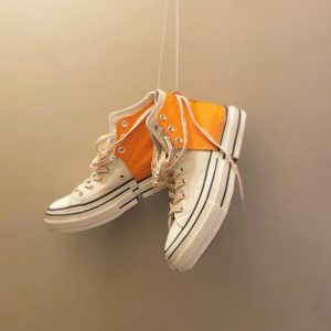 CONVERSE CHUCK TAYLOR ALL STAR 2 IN 1 70S HI FENG CHEN WANG ORANGE IVORY 169840C